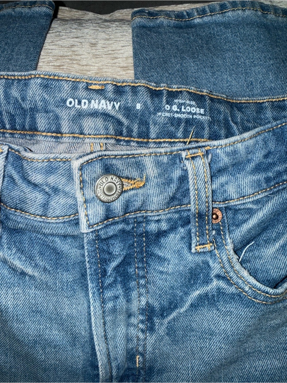 Old Navy women’s Light Blue Relaxed Denim Jeans